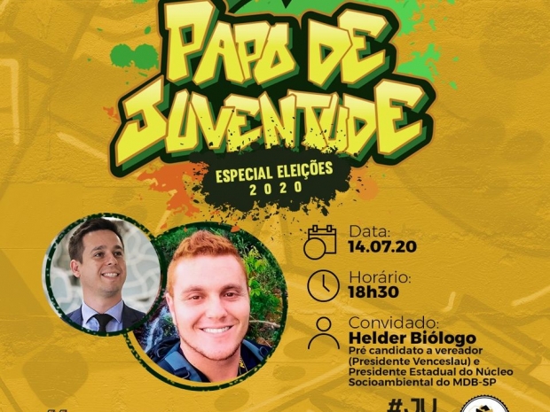 Papo de Juventude - Especial Eleições 2020 - 14/07